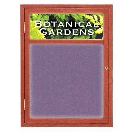 United Visual Products Open Faced Traditional Corkboard, 12x36" UV639A-SATIN-SURF